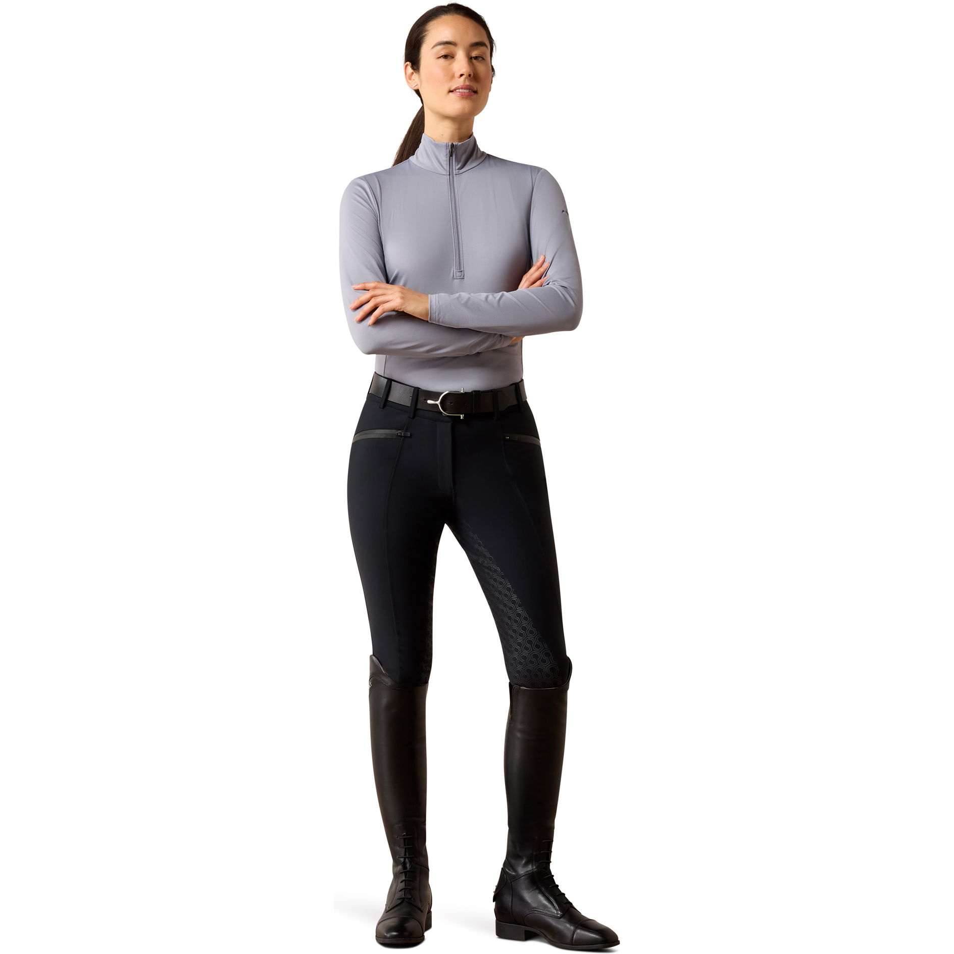 2026 Ariat Womens Troika H2O Full Seat Breeches 10079841 - Black